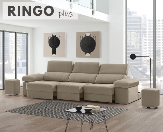Sofá de tela Ringo Plus de StyleKomfort - principal