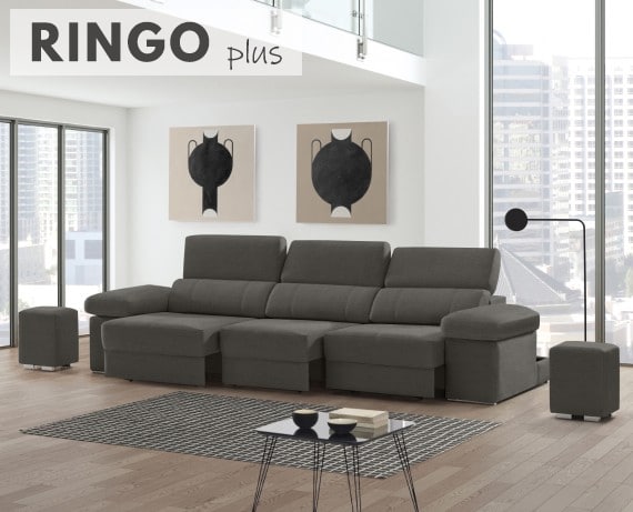 Sofá de tela Ringo Plus de StyleKomfort - principal