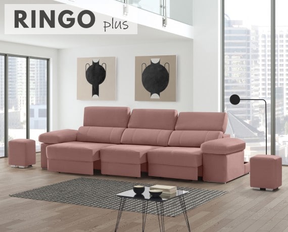 Sofá de tela Ringo Plus de StyleKomfort - principal