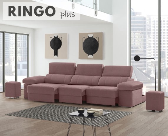 Sofá de tela Ringo Plus de StyleKomfort - principal