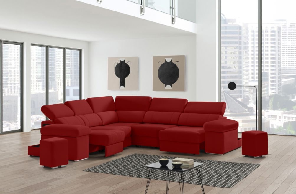 Sofá rinconera de tela Ringo XL de StyleKomfort - principal