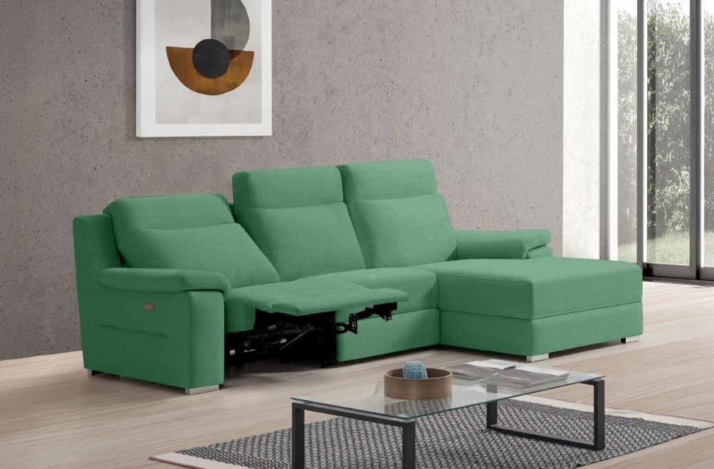 Sofá relax de tela Adele de StyleKomfort - principal