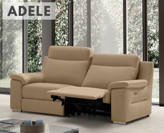 Sofá relax de tela Adele de StyleKomfort - principal