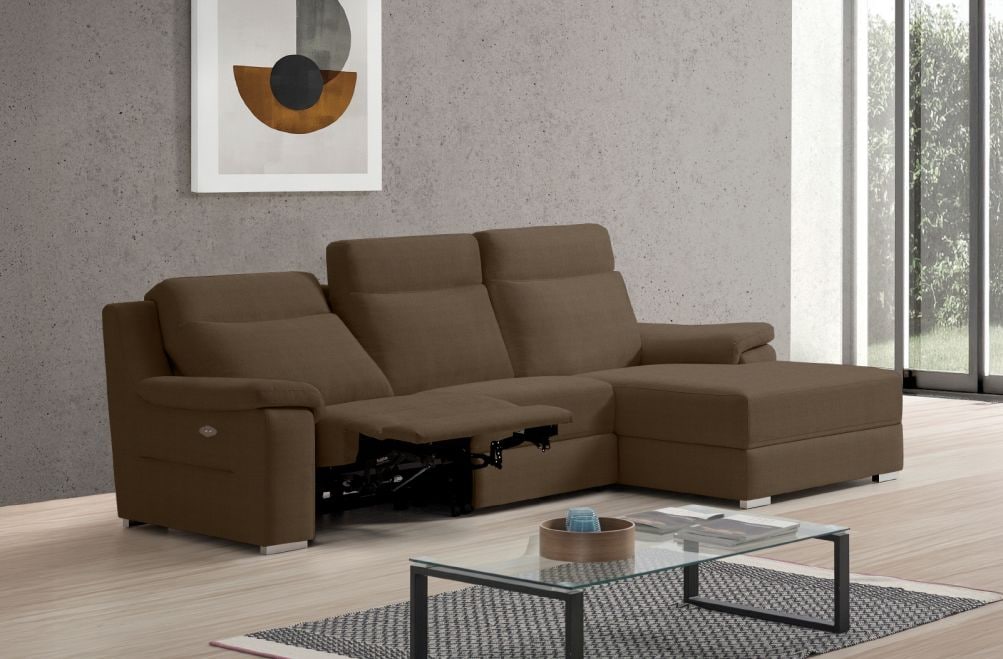 Sofá relax de tela Adele de StyleKomfort - principal