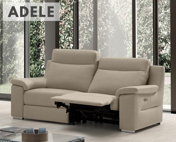 Sofá relax de tela Adele de StyleKomfort - principal