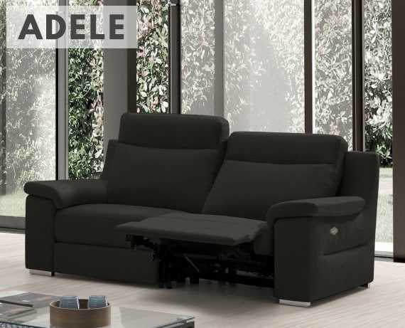 Sofá relax de tela Adele de StyleKomfort - principal