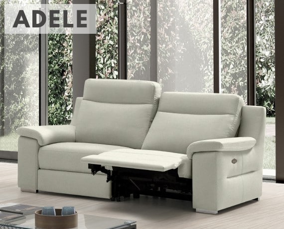 Sofá relax de tela Adele de StyleKomfort - principal