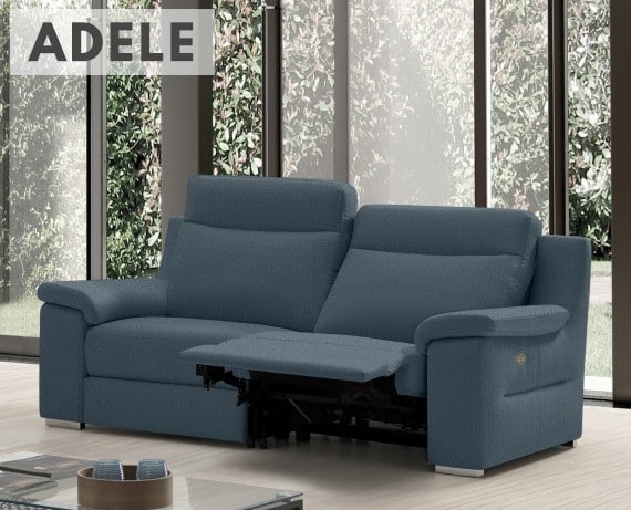 Sofá relax de tela Adele de StyleKomfort - principal