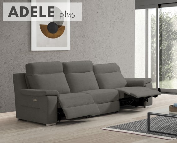 Sofá relax de tela Adele Plus de StyleKomfort - principal