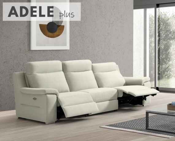 Sofá relax de tela Adele Plus de StyleKomfort - principal