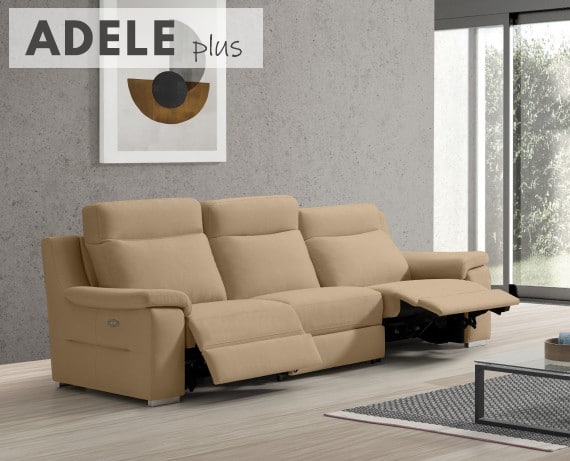 Sofá relax de tela Adele Plus de StyleKomfort - principal
