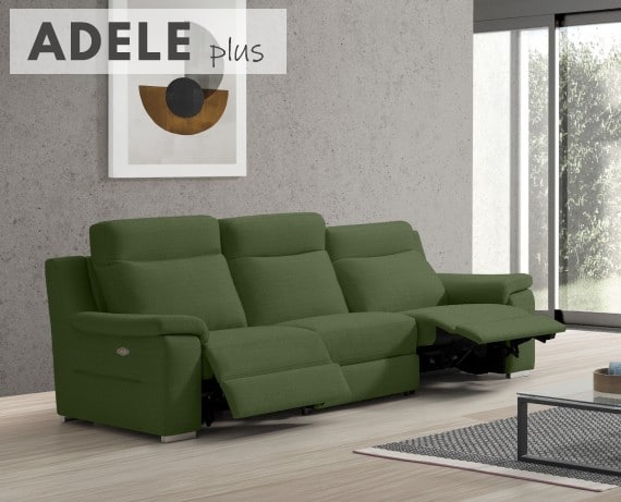 Sofá relax de tela Adele Plus de StyleKomfort - principal