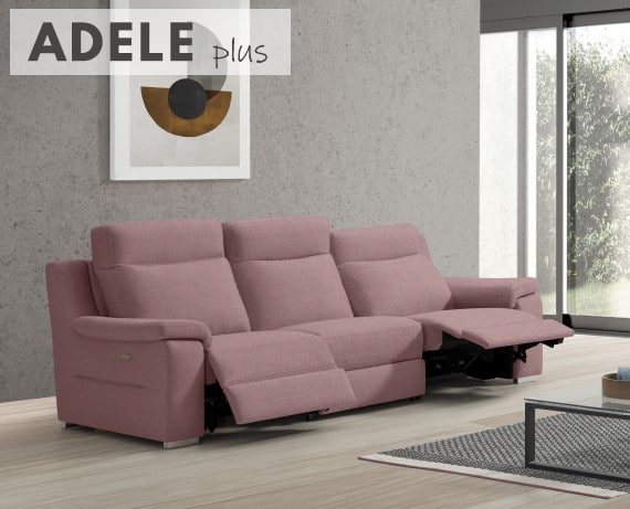 Sofá relax de tela Adele Plus de StyleKomfort - principal