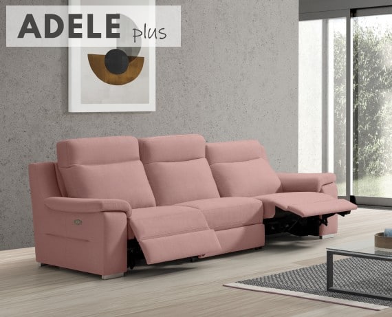 Sofá relax de tela Adele Plus de StyleKomfort - principal