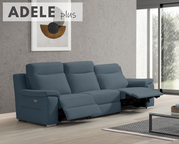 Sofá relax de tela Adele Plus de StyleKomfort - principal