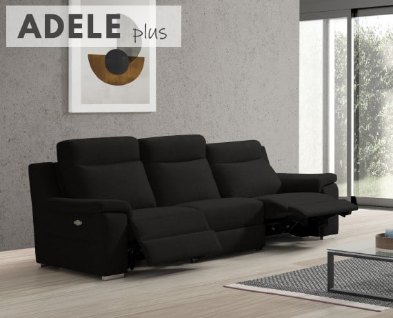 Sofá relax de tela Adele Plus de StyleKomfort - principal