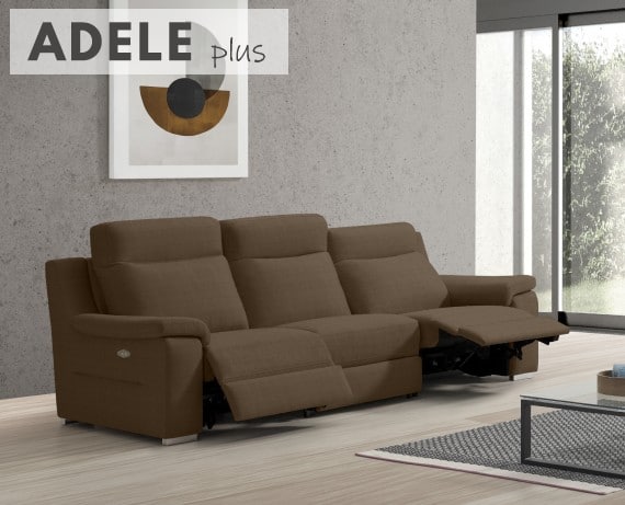 Sofá relax de tela Adele Plus de StyleKomfort - principal