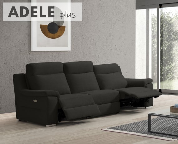Sofá relax de tela Adele Plus de StyleKomfort - principal
