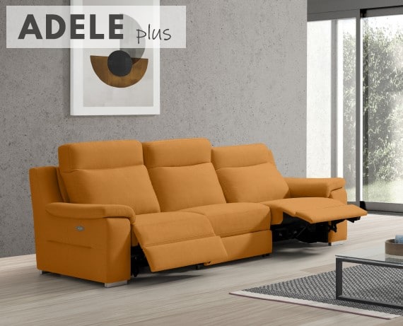Sofá relax de tela Adele Plus de StyleKomfort - principal