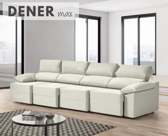 Sofá de tela Dener Max de HOME - principal