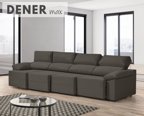 Sofá de tela Dener Max de HOME - principal