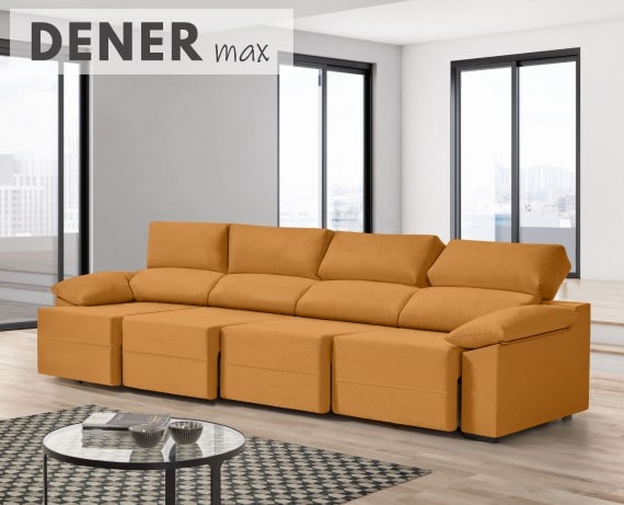 Sofá de tela Dener Max de HOME - principal
