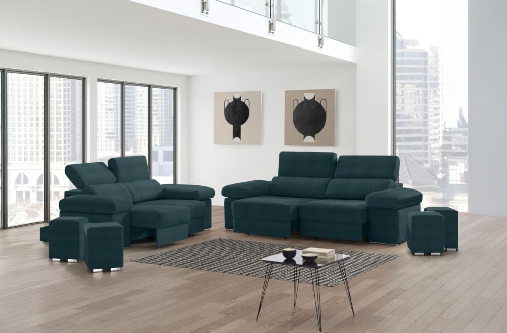 Sofá de piel Lennon de StyleKomfort - principal