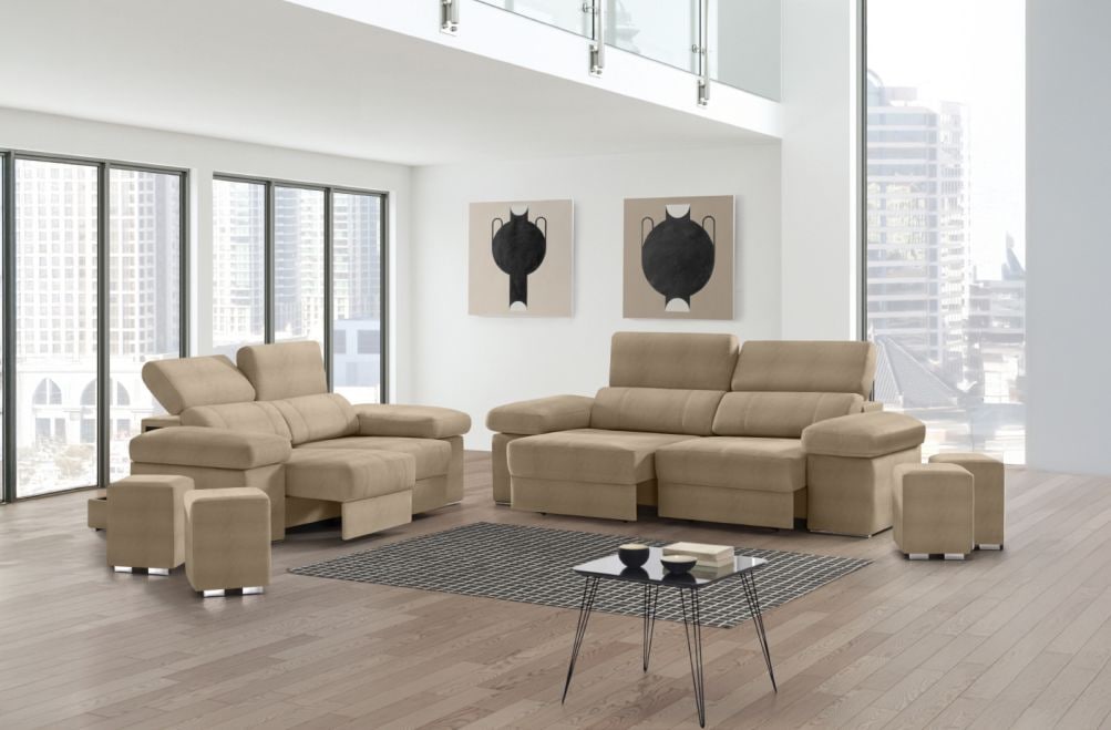 Sofá de piel Lennon de StyleKomfort - principal