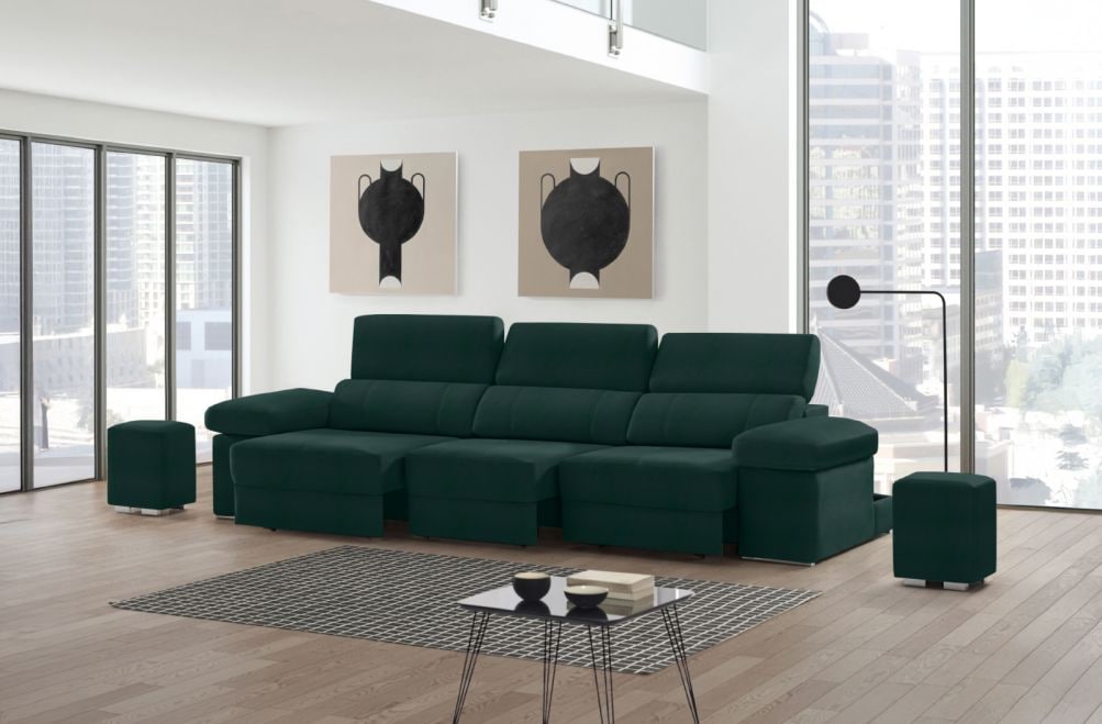 Sofá de piel Lennon Plus de StyleKomfort - principal