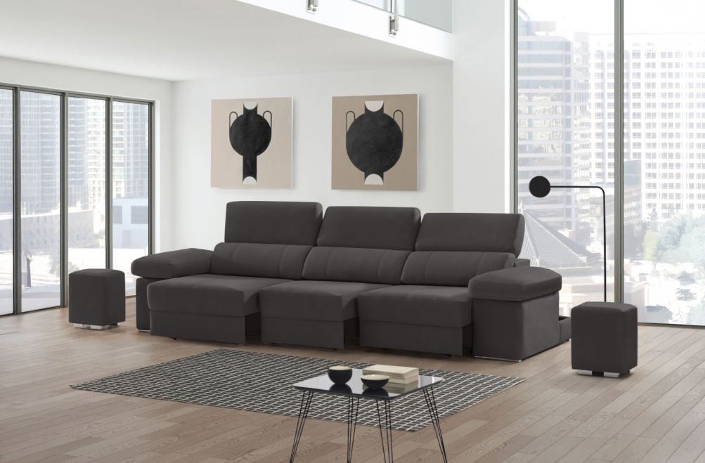 Sofá de piel Lennon Plus de StyleKomfort - principal