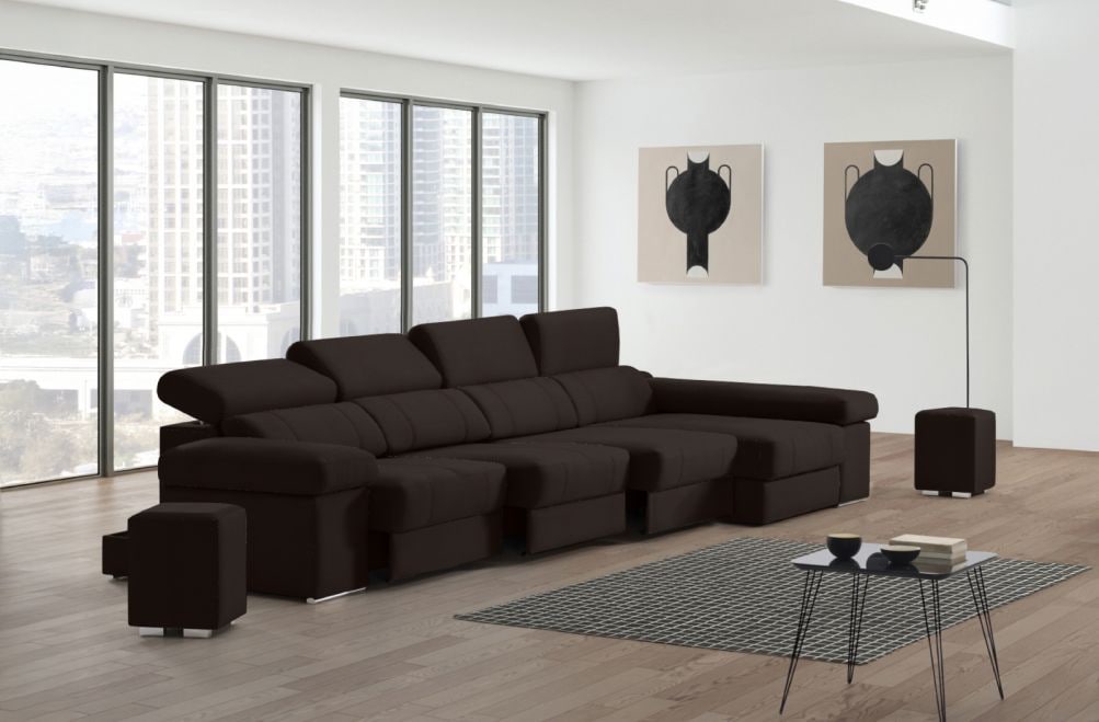 Sofá de piel Lennon Plus de StyleKomfort - principal