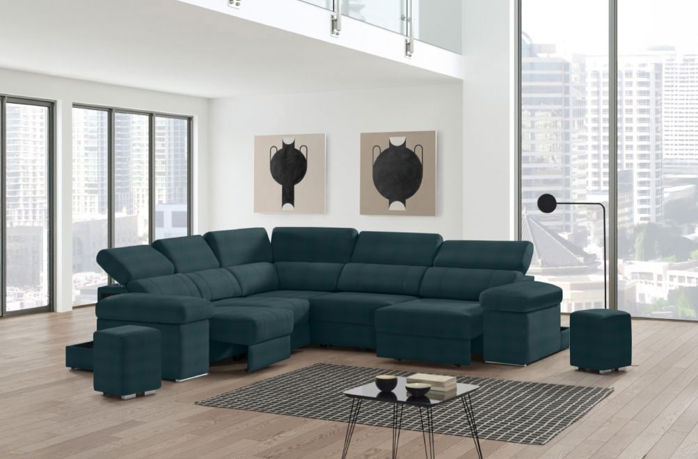 Sofá de piel Lennon XL de StyleKomfort - principal