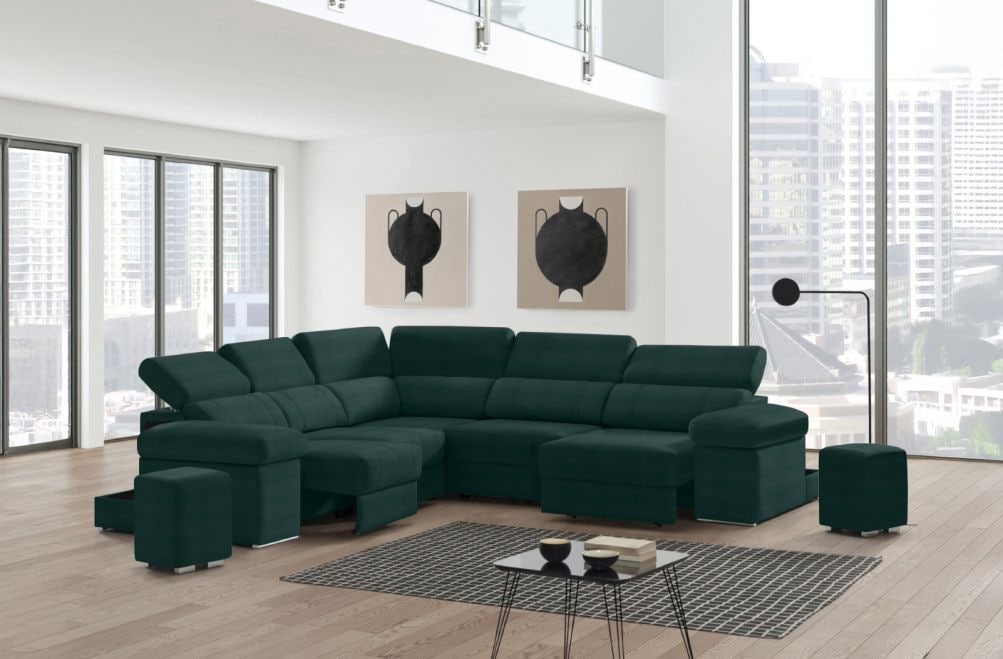 Sofá de piel Lennon XL de StyleKomfort - principal