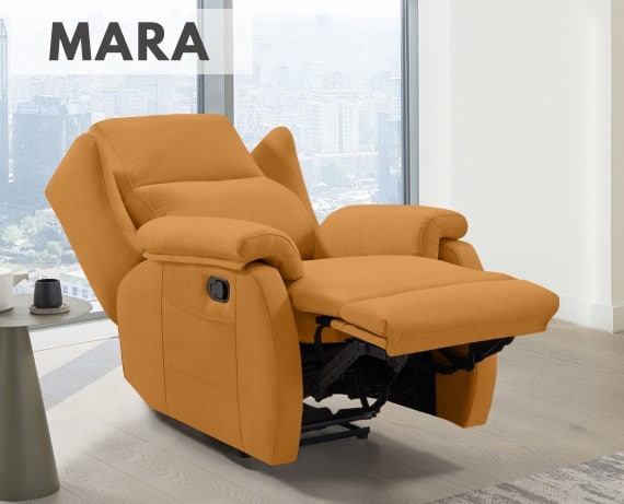 Sillón relax de tela Mara de HOME - principal