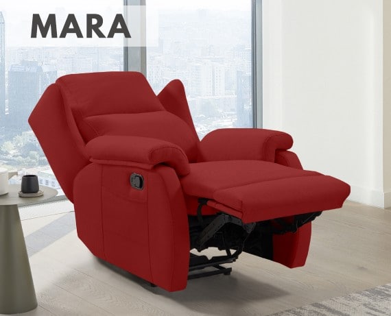 Sillón relax de tela Mara de HOME - principal