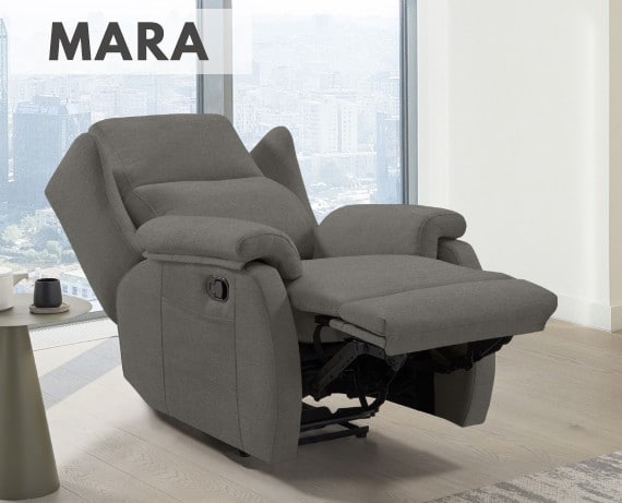 Sillón relax de tela Mara de HOME - principal