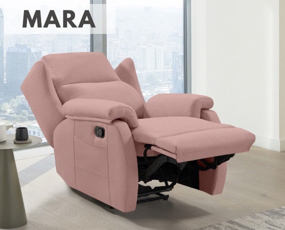 Sillón relax de tela Mara de HOME - principal