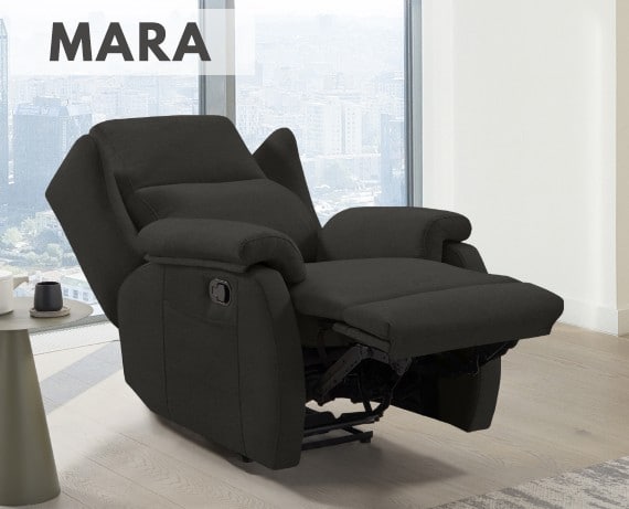 Sillón relax de tela Mara de HOME - principal