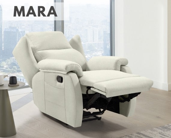 Sillón relax de tela Mara de HOME - principal