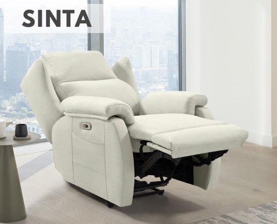 Sillón relax de tela Sinta de HOME - principal