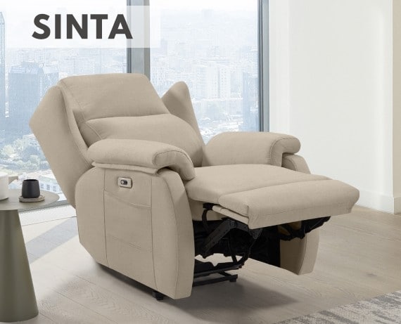 Sillón relax de tela Sinta de HOME - principal