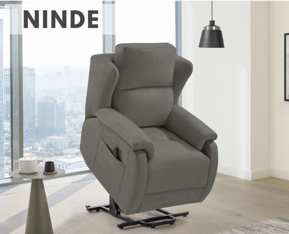 Sillón relax de tela Ninde power-lift de HOME - principal