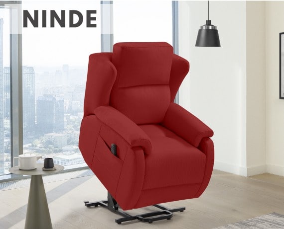 Sillón relax de tela Ninde power-lift de HOME - principal