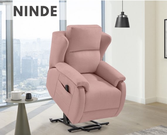 Sillón relax de tela Ninde power-lift de HOME - principal