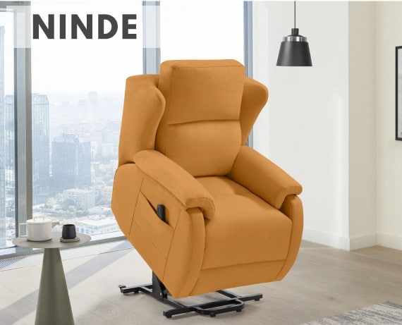 Sillón relax de tela Ninde power-lift de HOME - principal