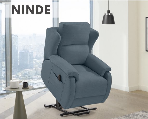 Sillón relax de tela Ninde power-lift de HOME - principal