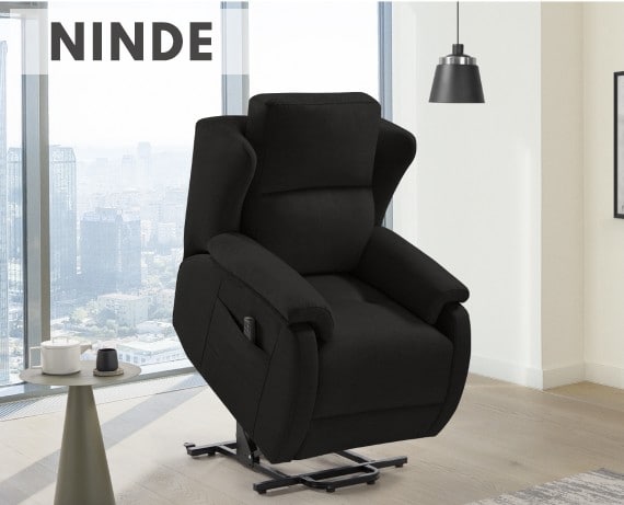 Sillón relax de tela Ninde power-lift de HOME - principal
