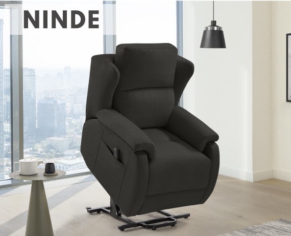 Sillón relax de tela Ninde power-lift de HOME - principal