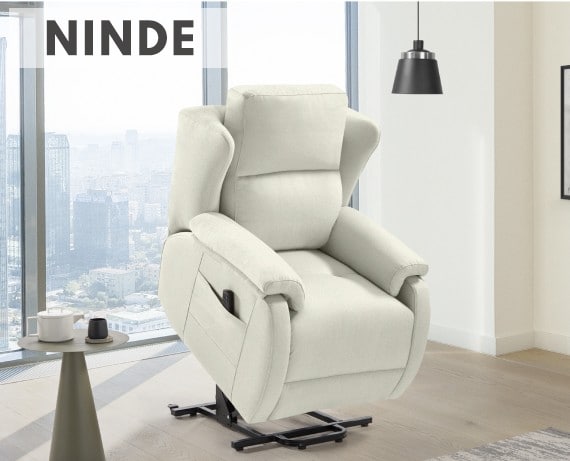 Sillón relax de tela Ninde power-lift de HOME - principal