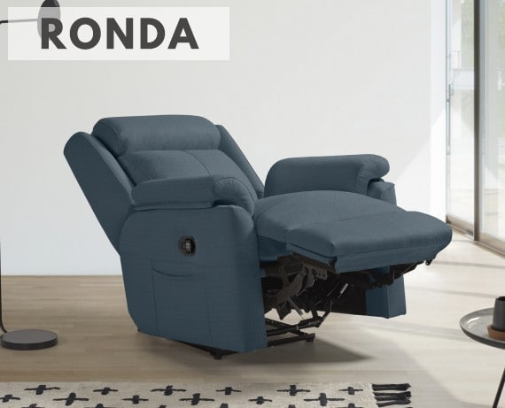 Sillón relax de tela Ronda de HOME - principal